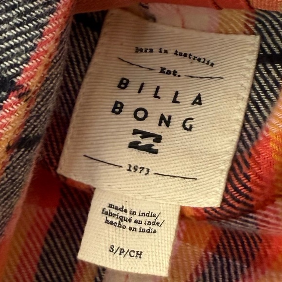 Billabong flannel - Picture 2 of 2